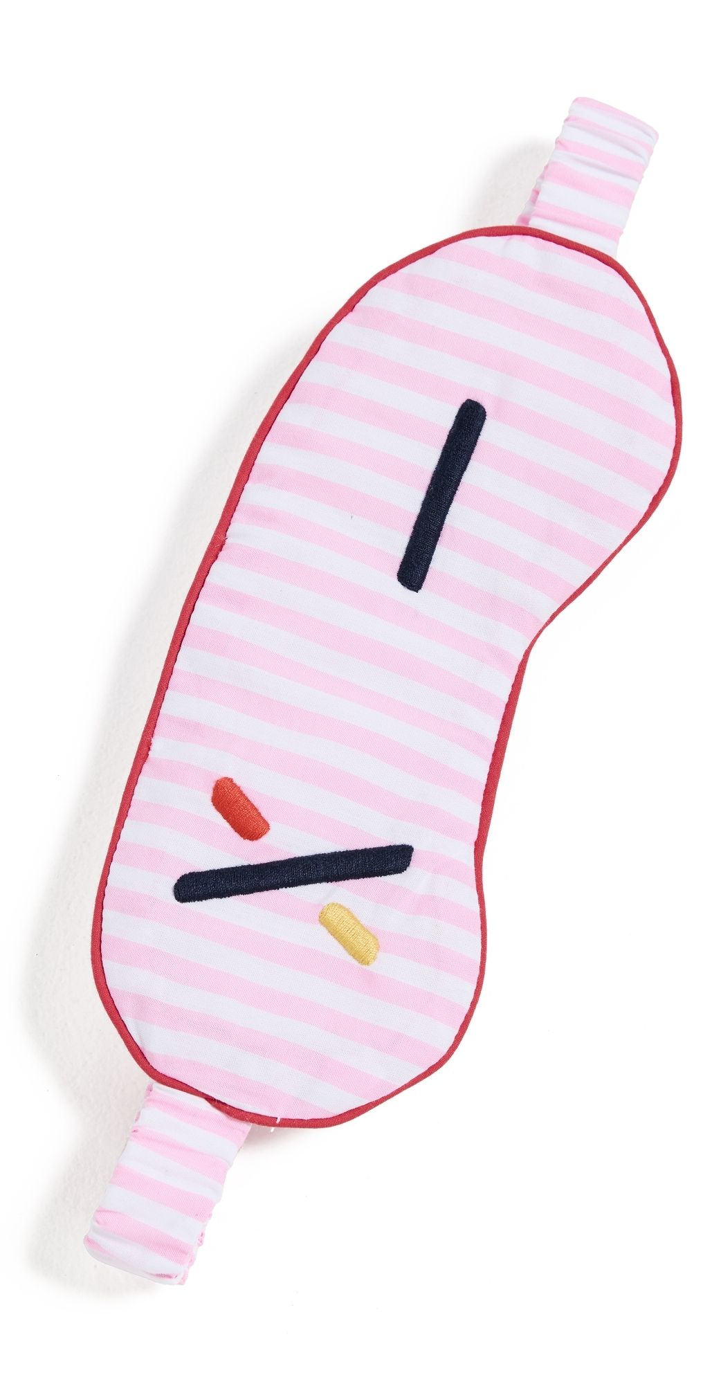 Alex Mill P'Jimmies Sleep Mask Pink Stripe One Size
