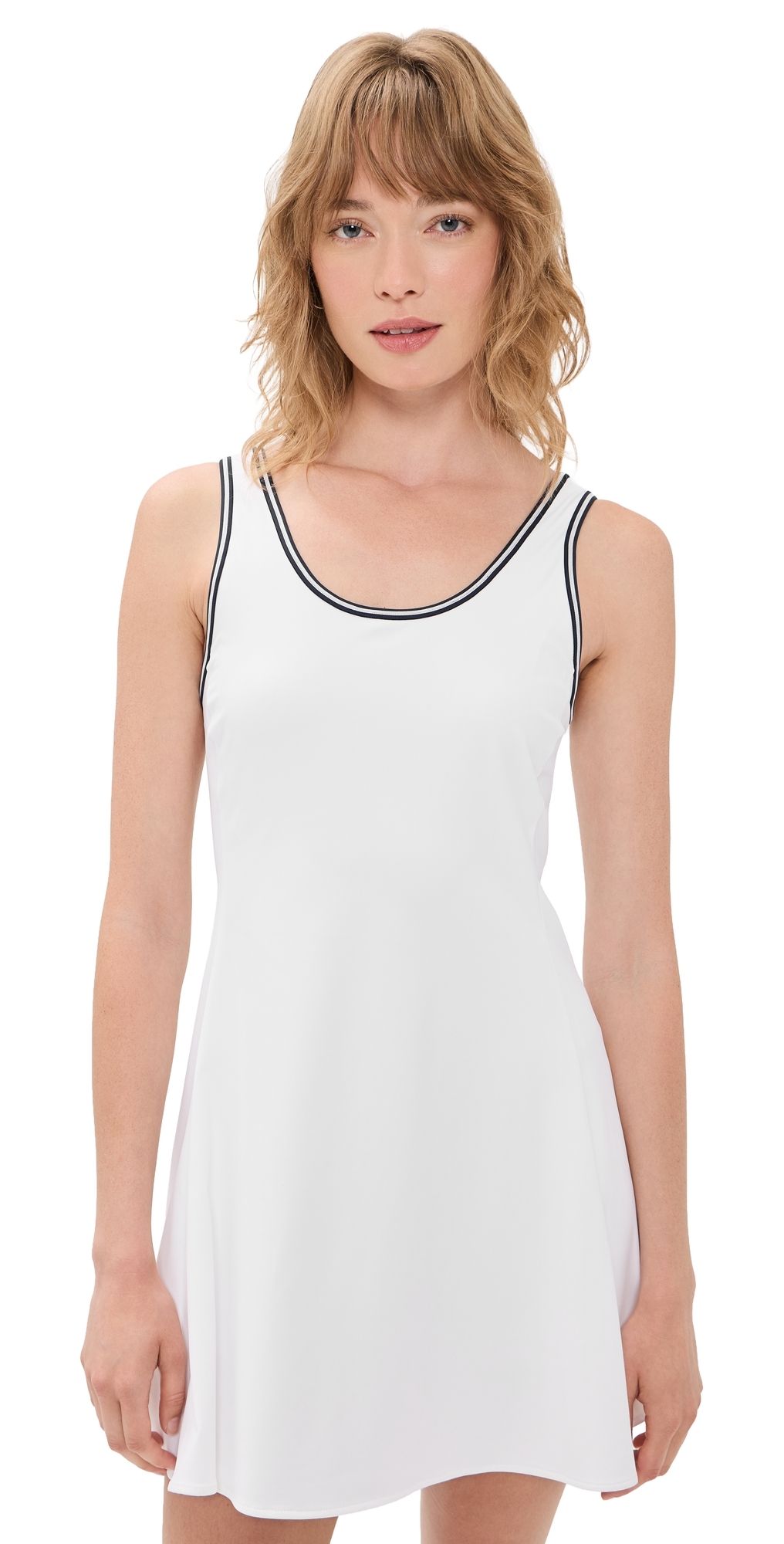 RLX Ralph Lauren Tennis Interlock Dress Ceramic White/Refined Navy XS