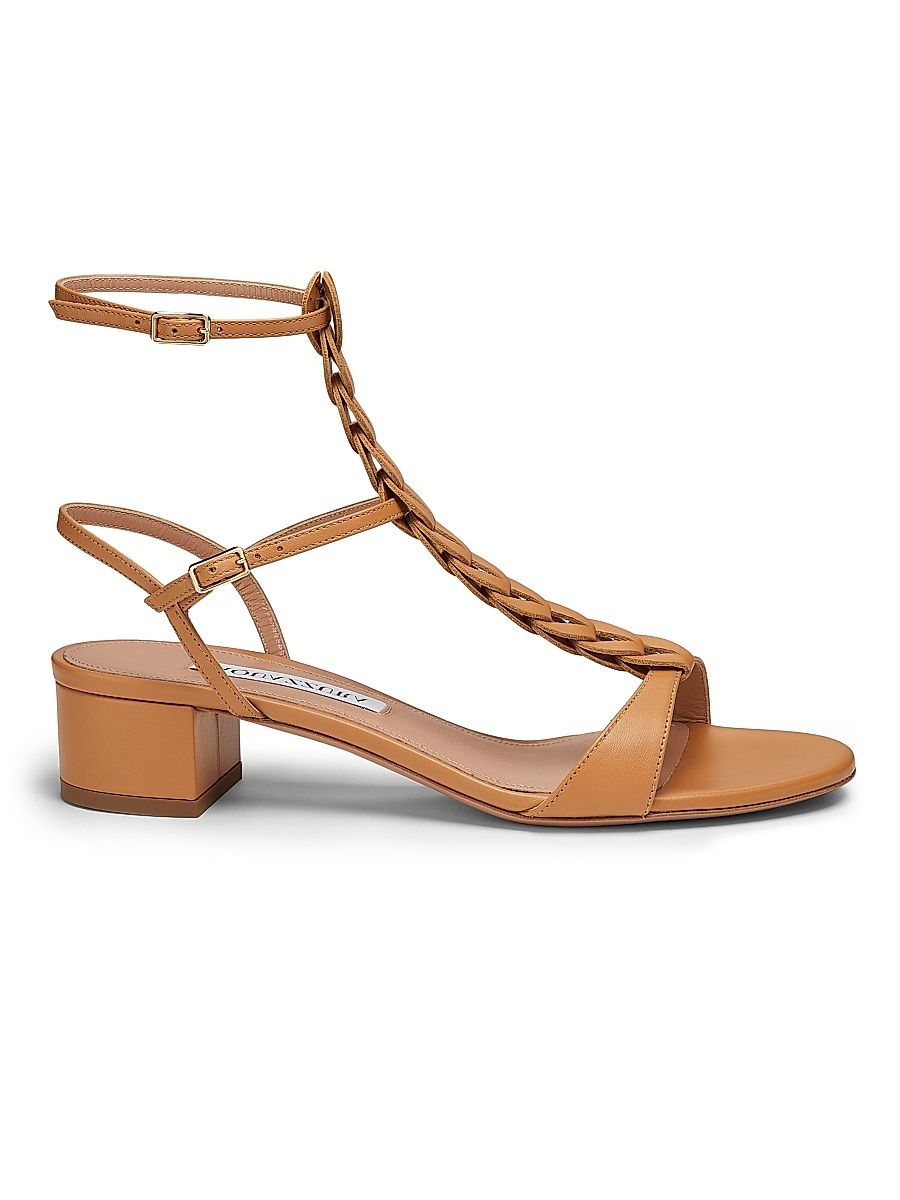 Women's Destiny Gladiator 35MM Sandals - Light Caramel - Size 7.5