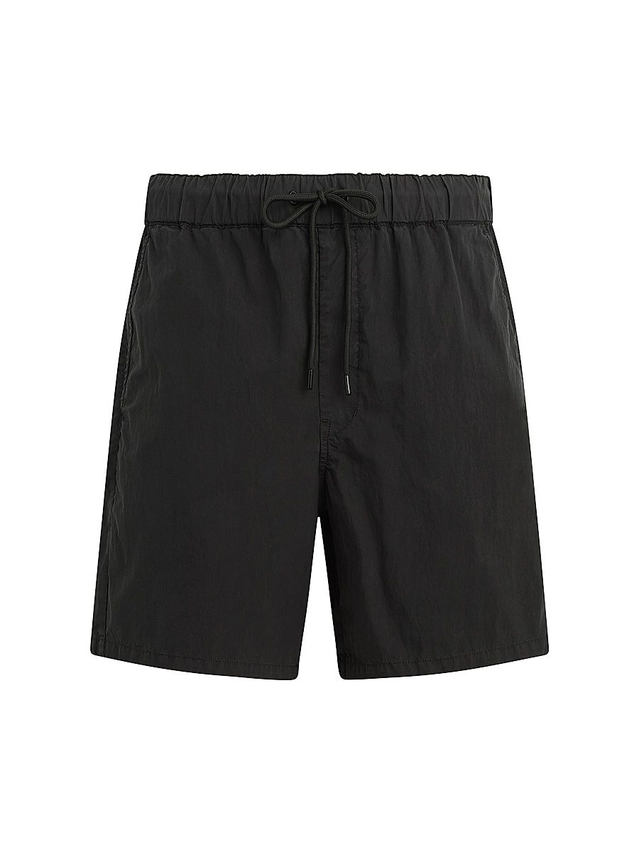 Men's Nylon Drawstring Shorts - Black - Size XXL