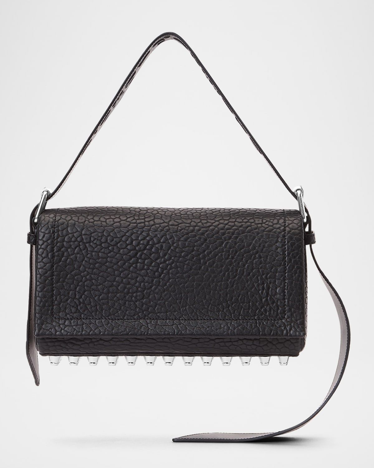 Ricco Medium Studded Leather Shoulder Bag