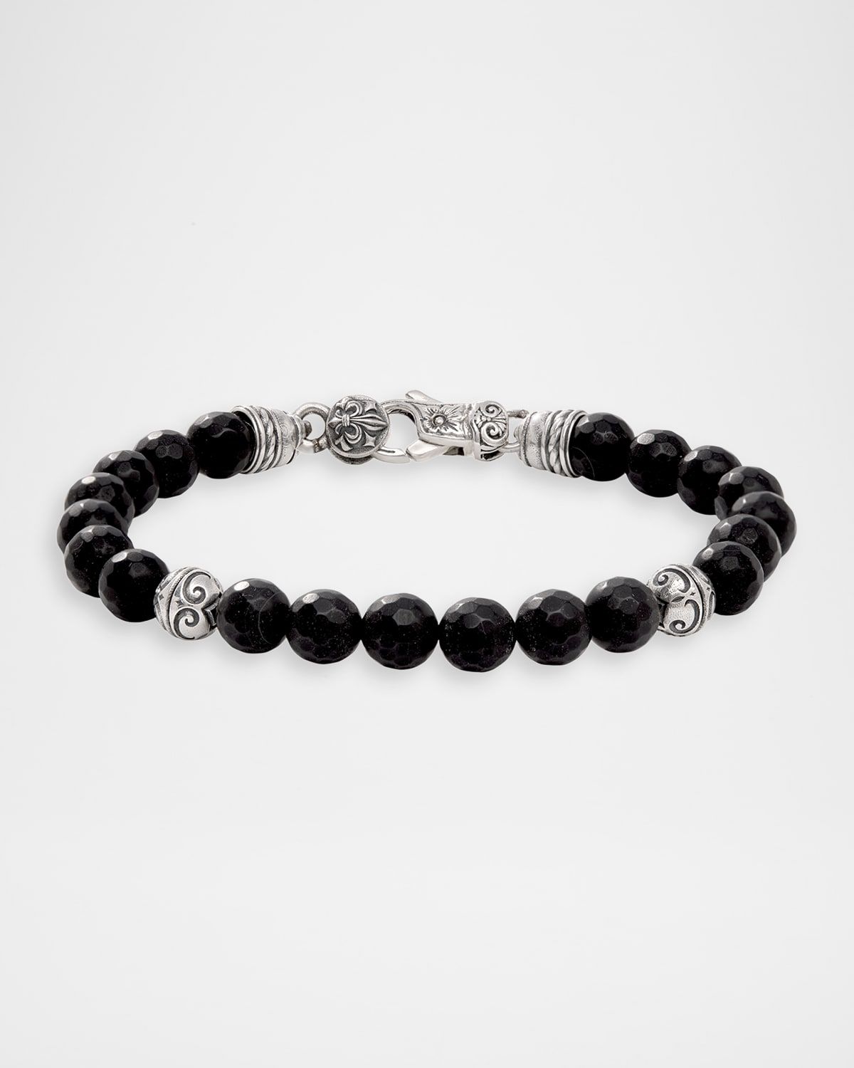 Sterling Silver Onyx Bracelet