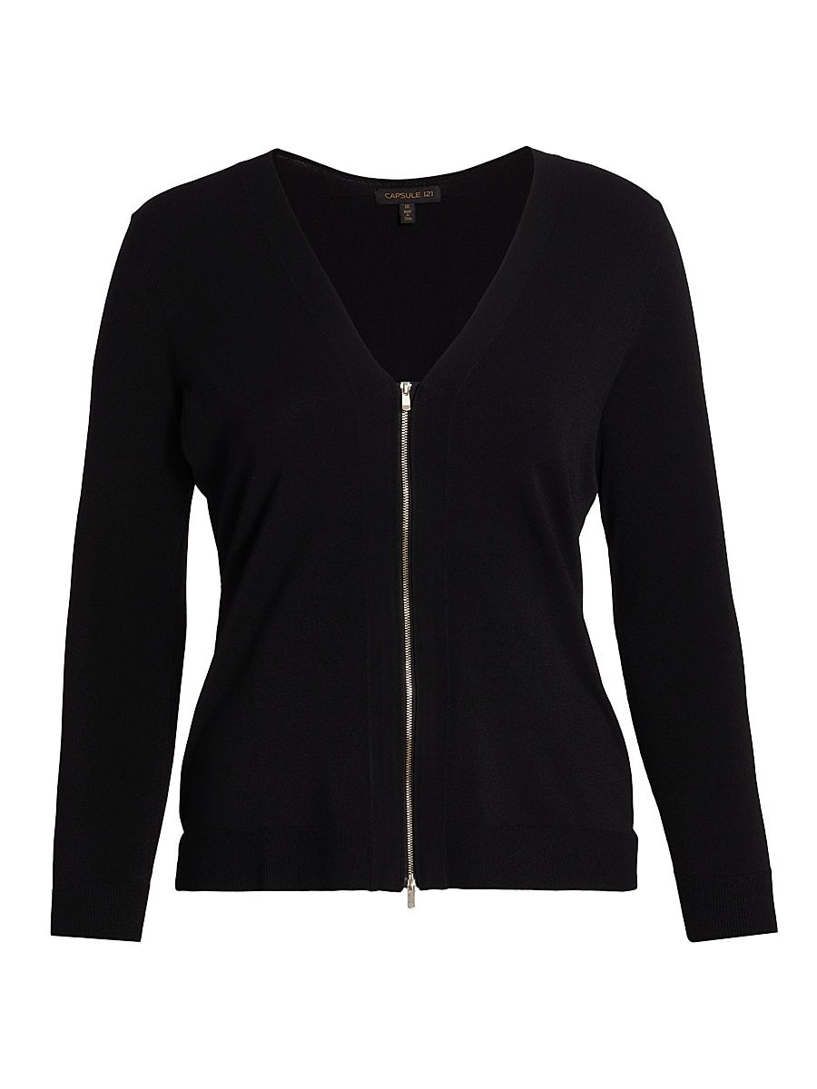 Women's The Flex Cardigan - Black - Size 22