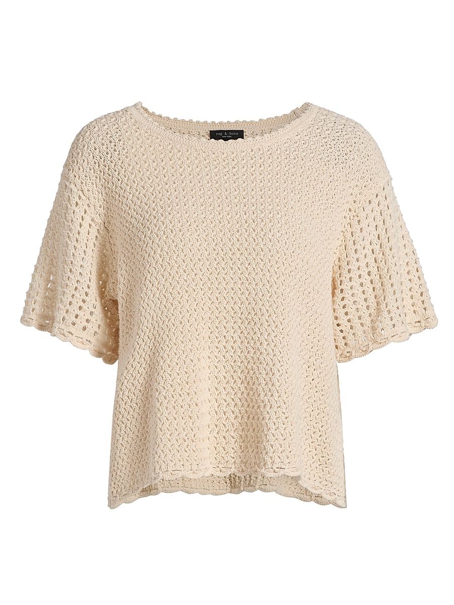 Women's Khloe Knit Top - Ivory - Size Small