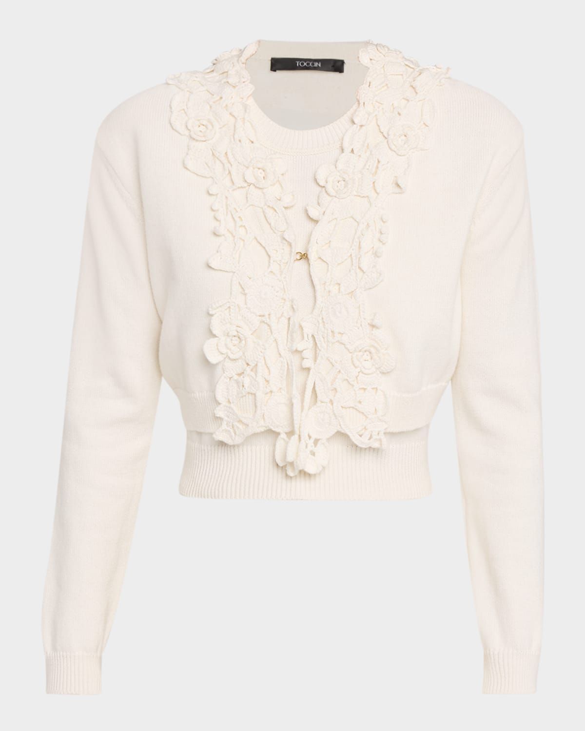 Rosalind Floral Cotton-Cashmere Cardigan