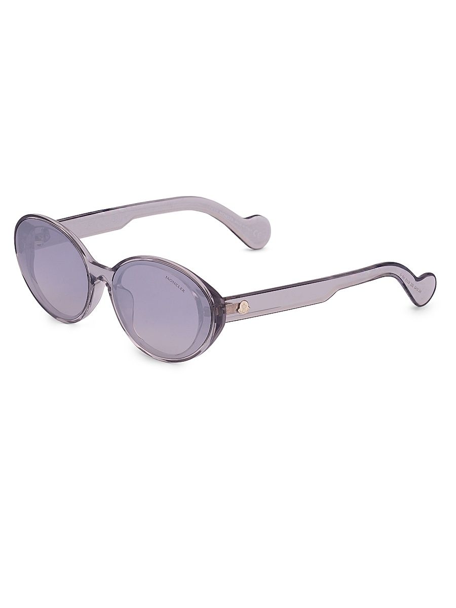 Women's 60MM Oval Sunglasses - Pink Violet