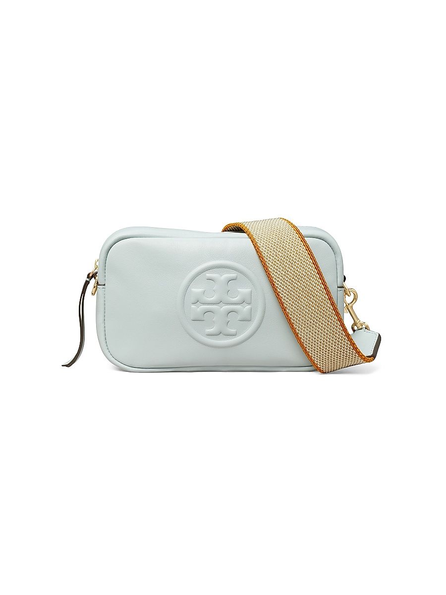 Women's Mini Miller Leather Crossbody Bag - Light Sea