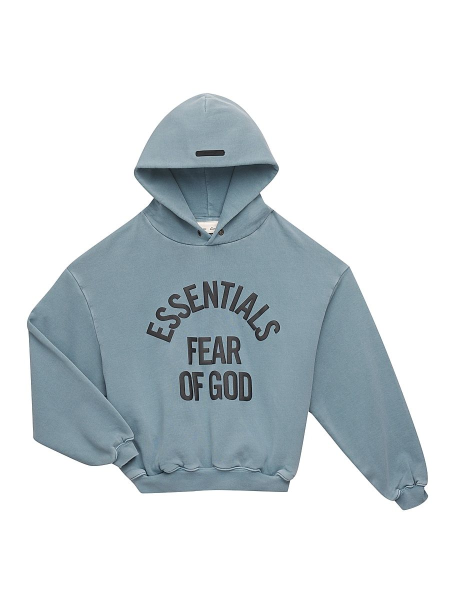 Little Kid's & Kid's Logo Hoodie - Faded Coastal - Size 2