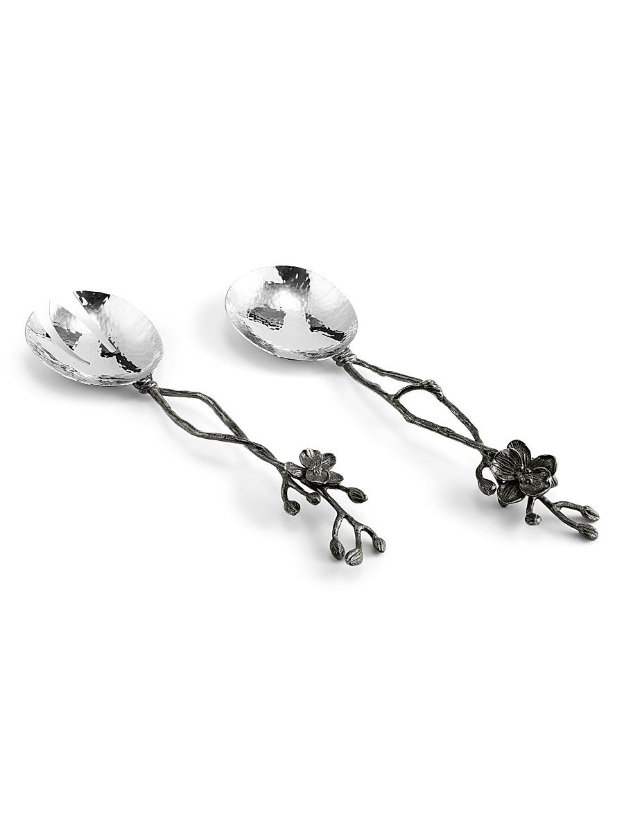 Black Orchid 2-Piece Serving Set