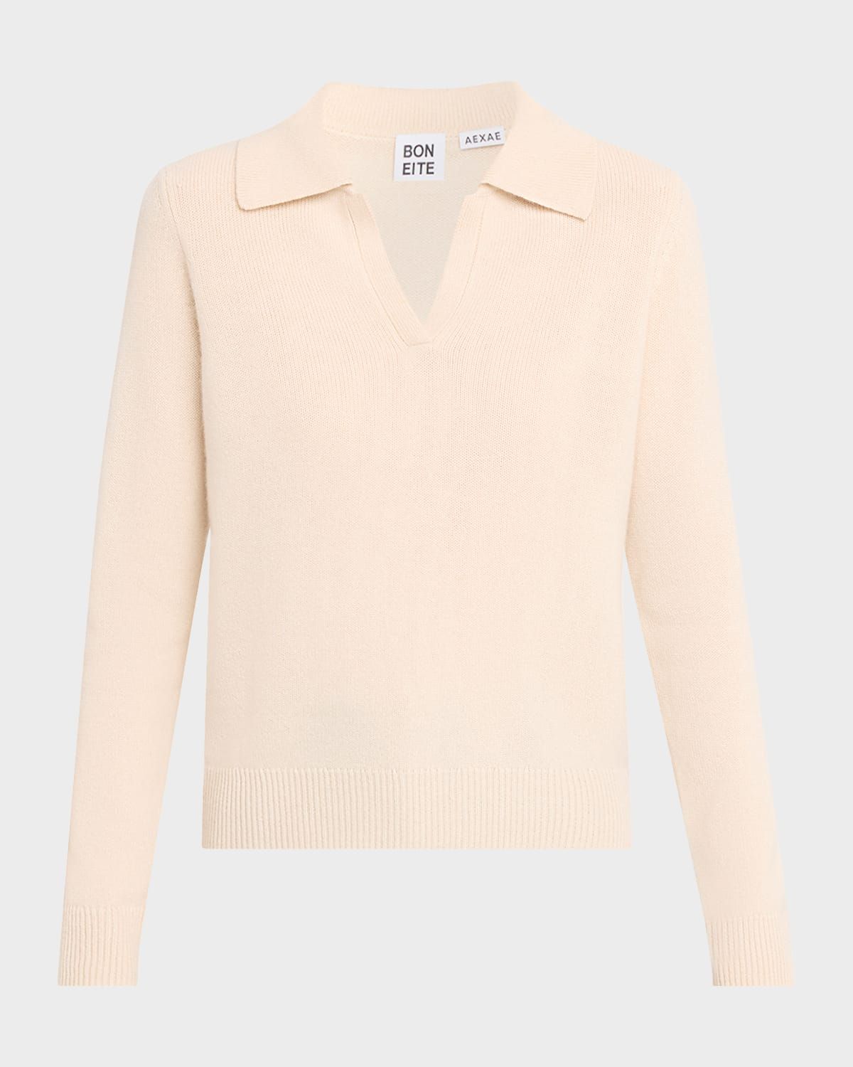 Cashmere Polo Sweater