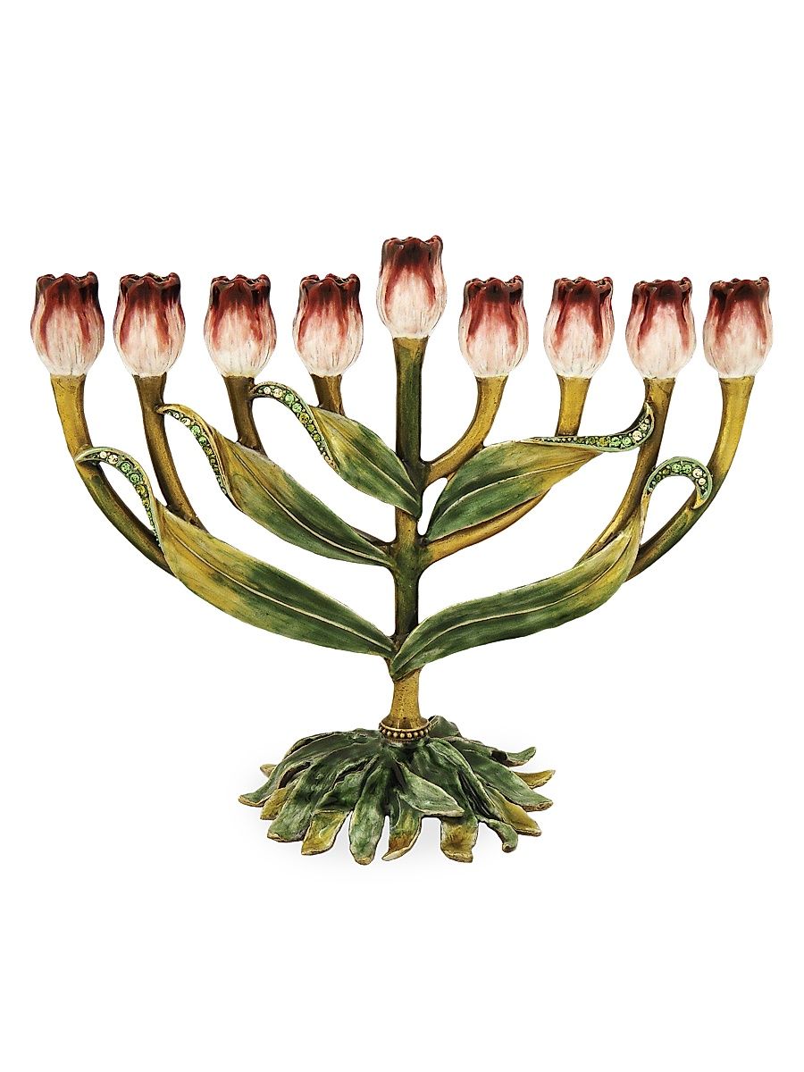 Jeweled Tulip Menorah