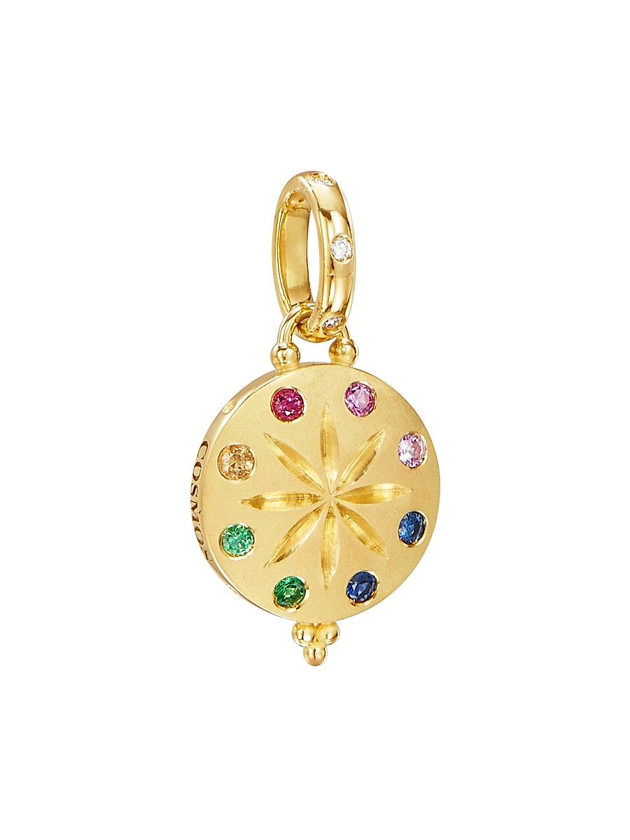 Women's Horizon 18K Yellow Gold & Multi-Stone Pendant - Yellow Gold