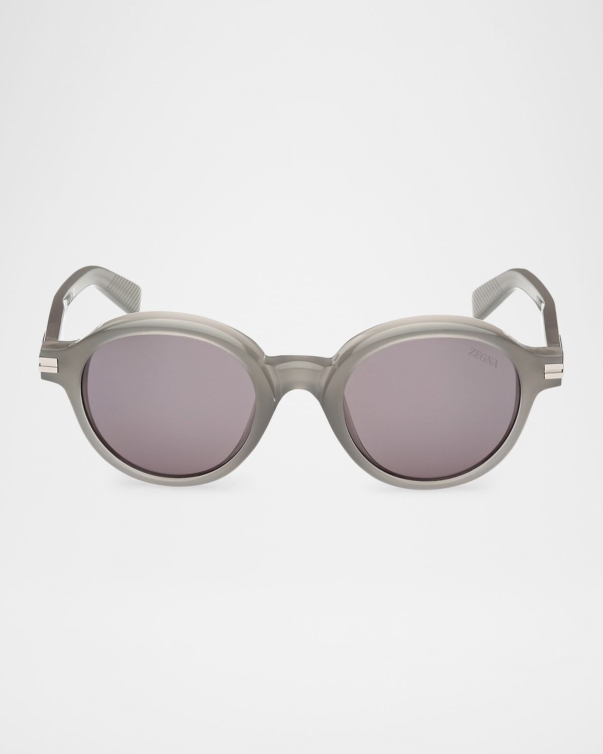 Men & apos;s Round Acetate Sunglasses