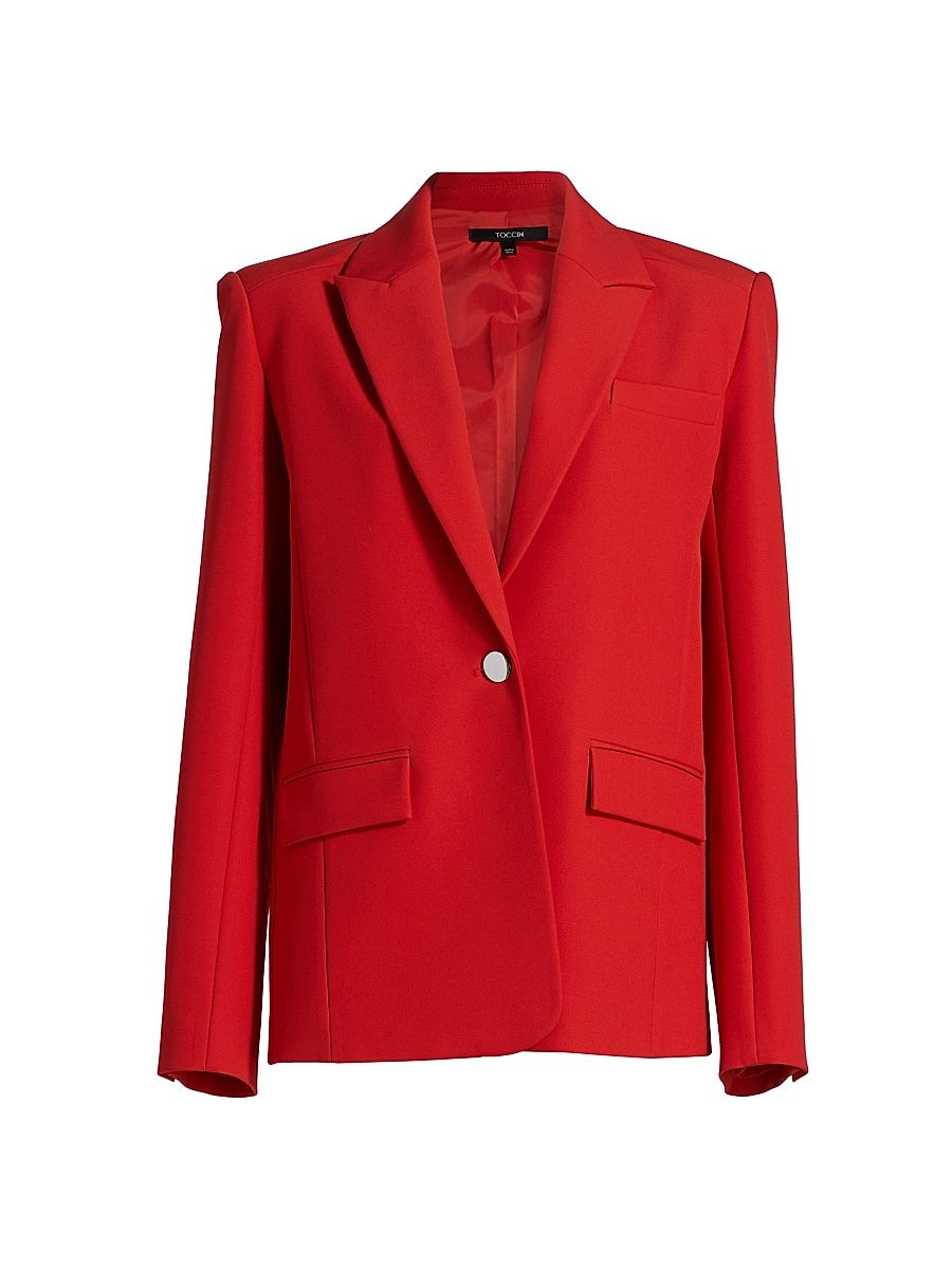 Women's Willa Boyfriend Blazer - Poppy - Size 8