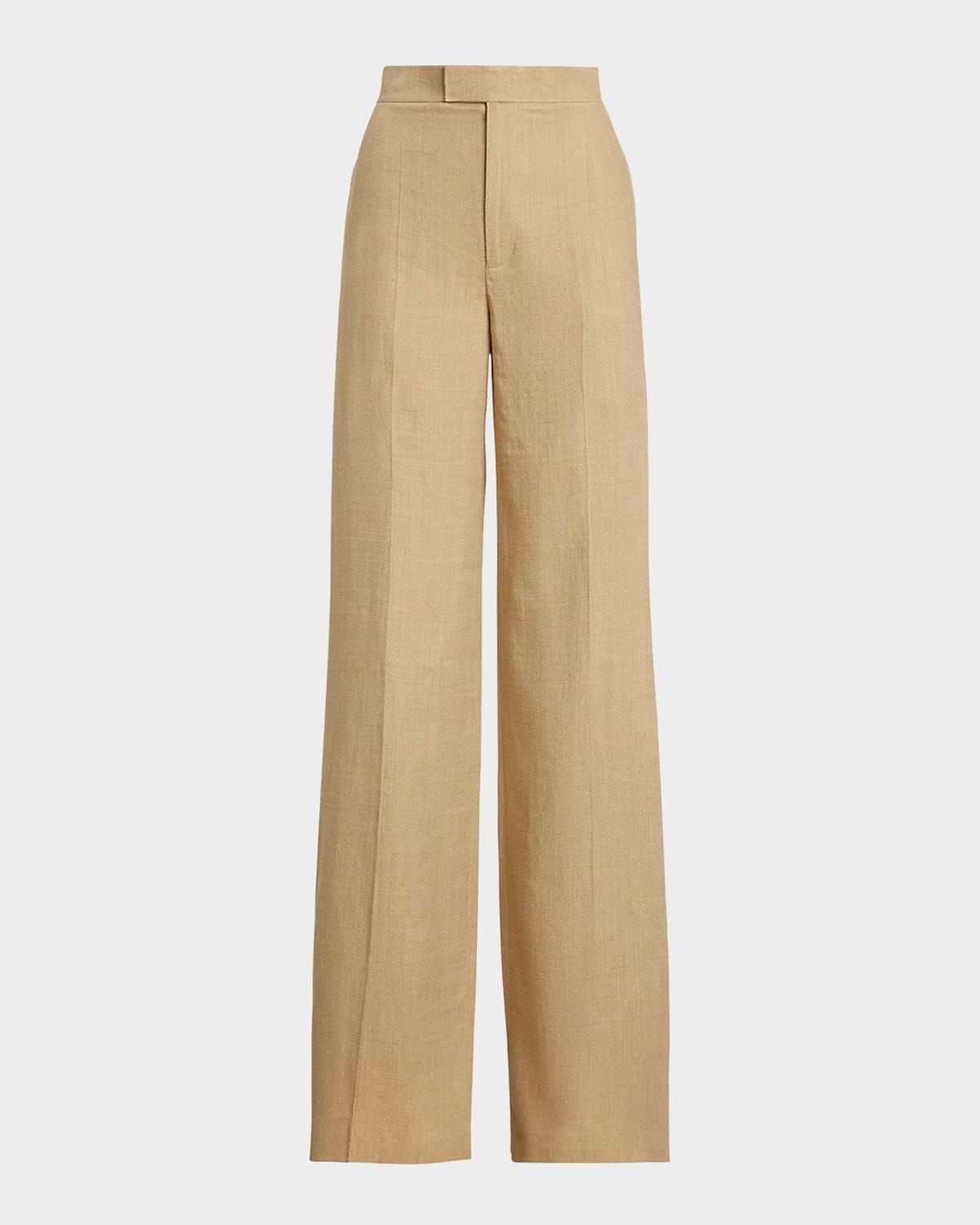 Dean Silk-Linen Twill Pants