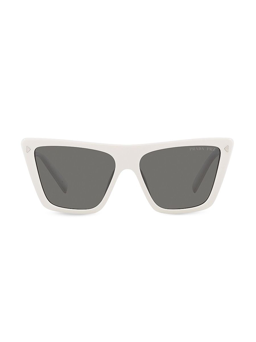 Women's 55MM Butterfly Sunglasses - Bone
