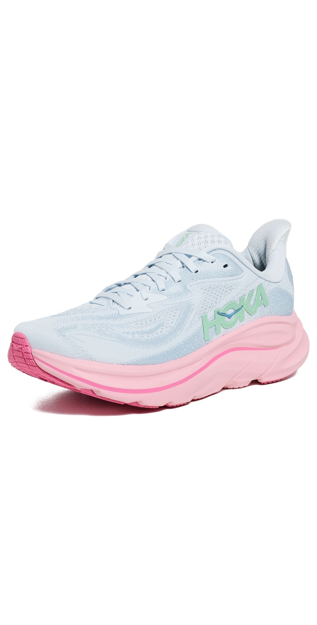 HOKA Clifton 10 Sneakers Overcast/Petal 5.5