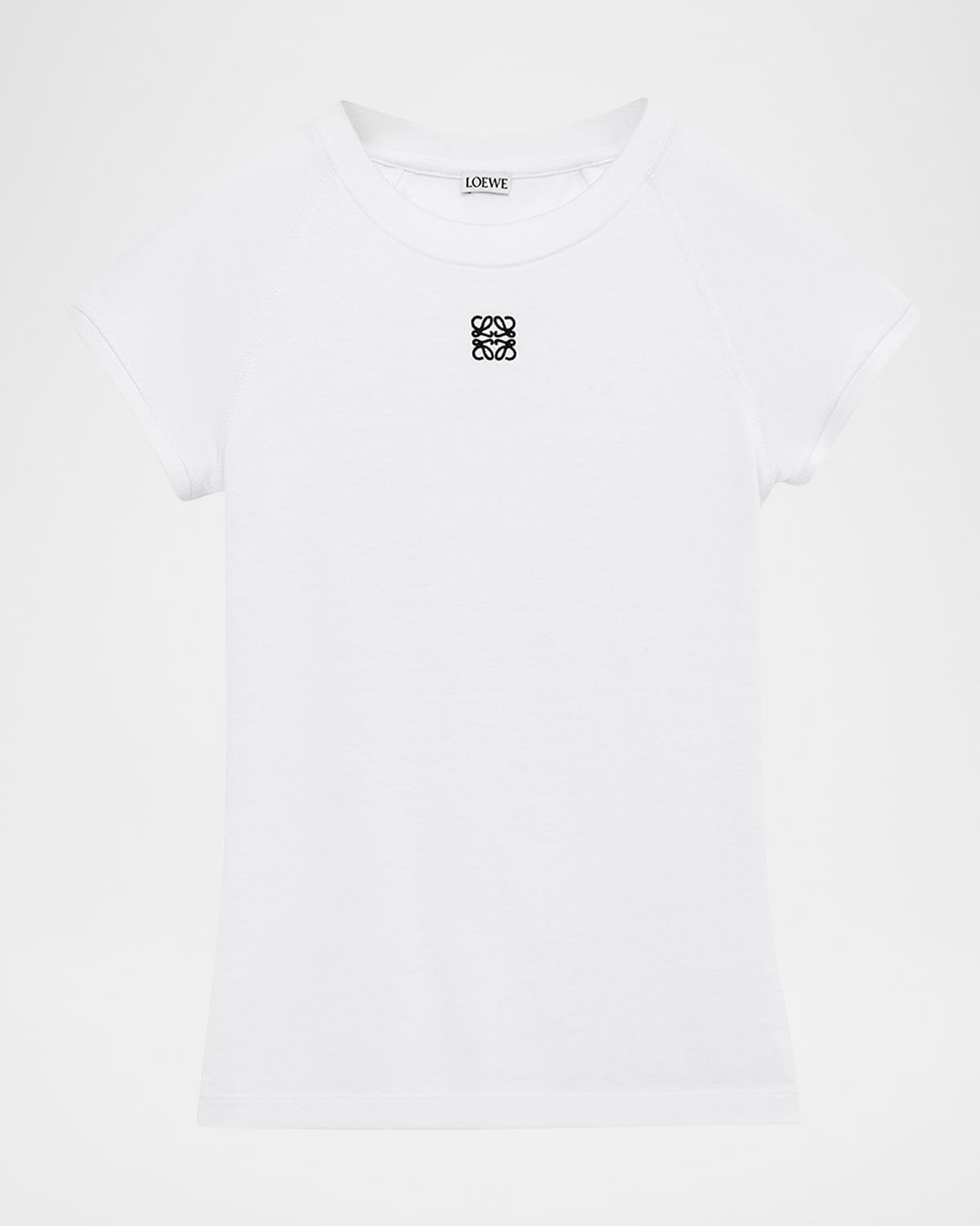 Ribbed Anagram Short-Sleeve Tee