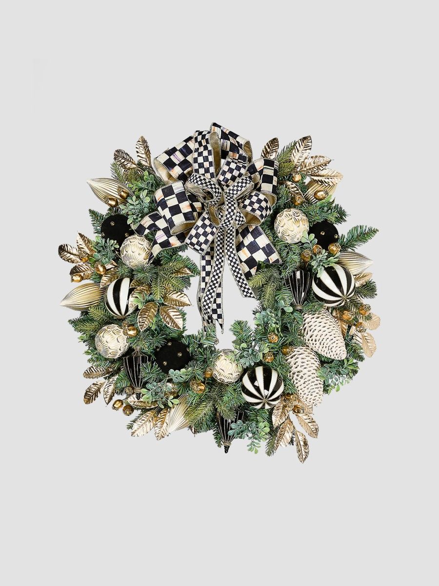 MacKenzie-Childs Courtly Noel Illuminated Wreath