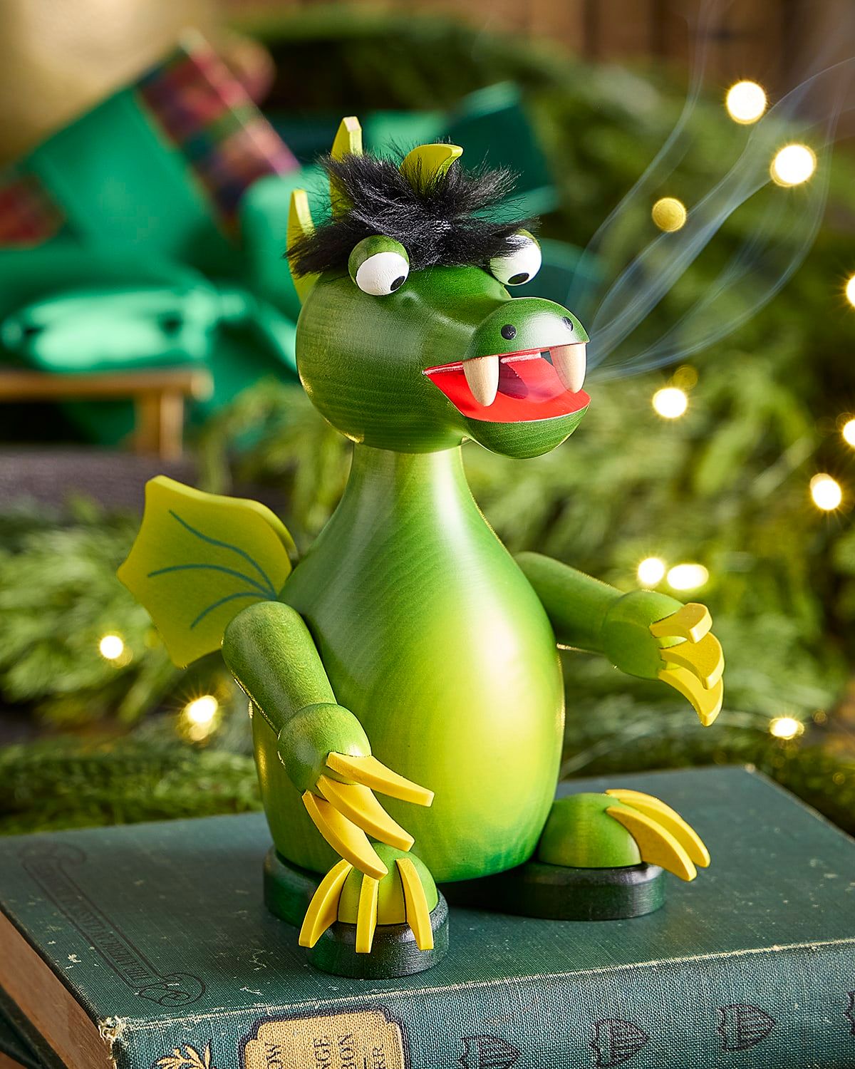 Small Green Dragon Figurine