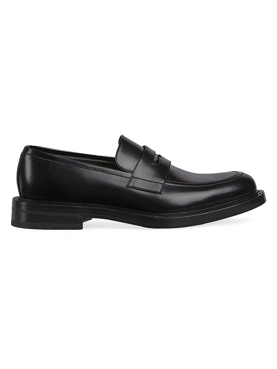 Men's Henry Leather Loafers - Black - Size 8