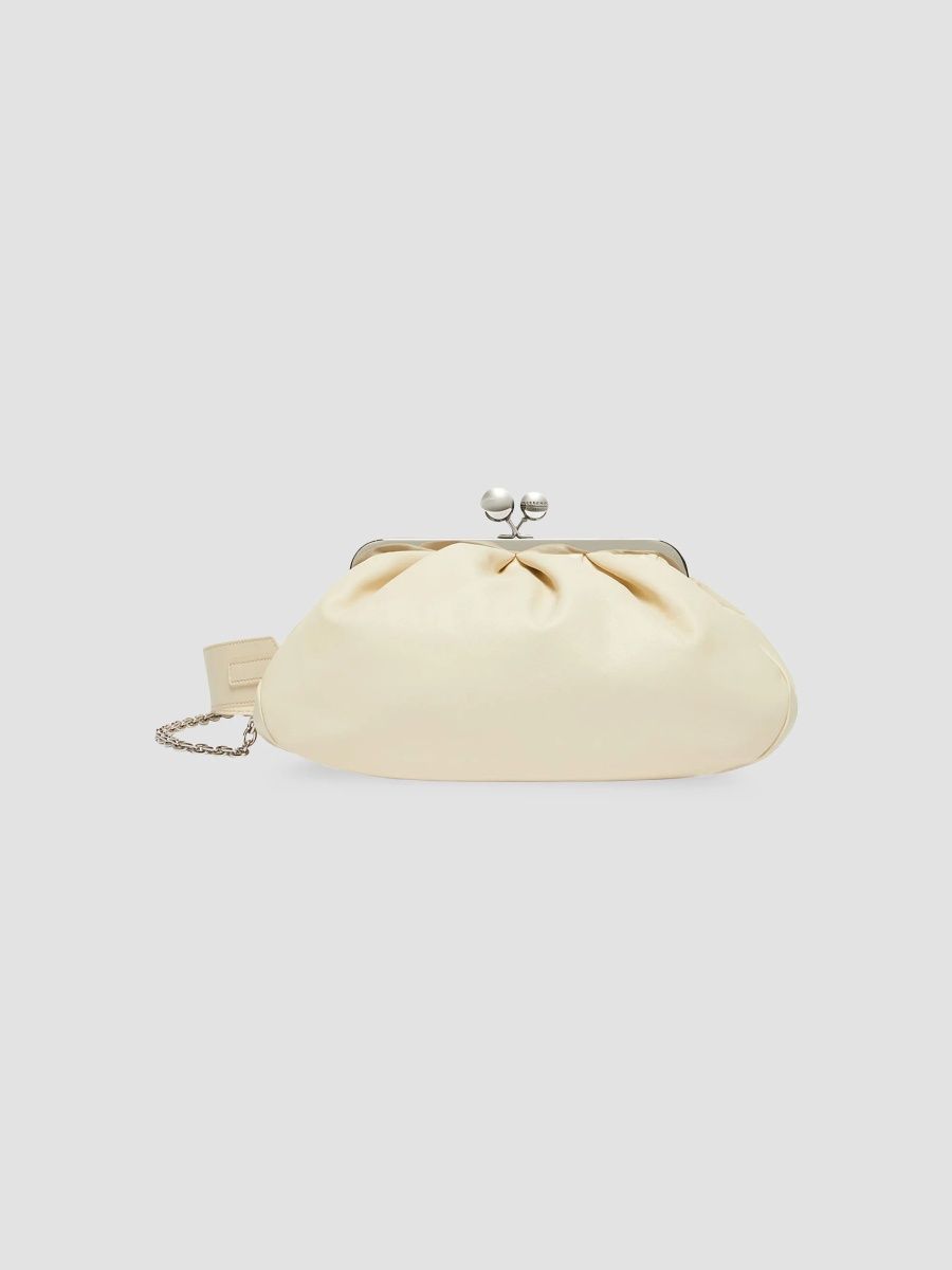 Weekend Max Mara Women's Medium Sheepskin Pasticcino Clutch - Ivory