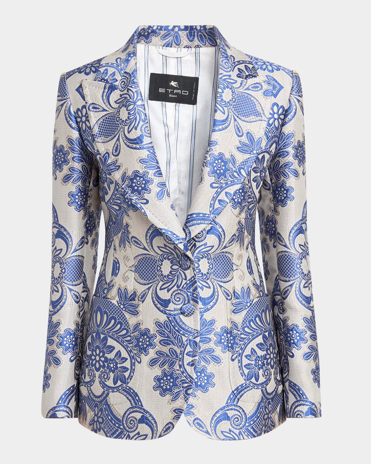 Floral Paisley Jacquard Jacket