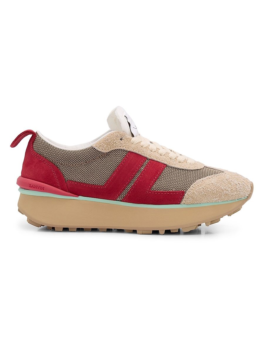 Women's Bumper 2.0 Suede Low-Top Sneakers - Cream Red - Size 11