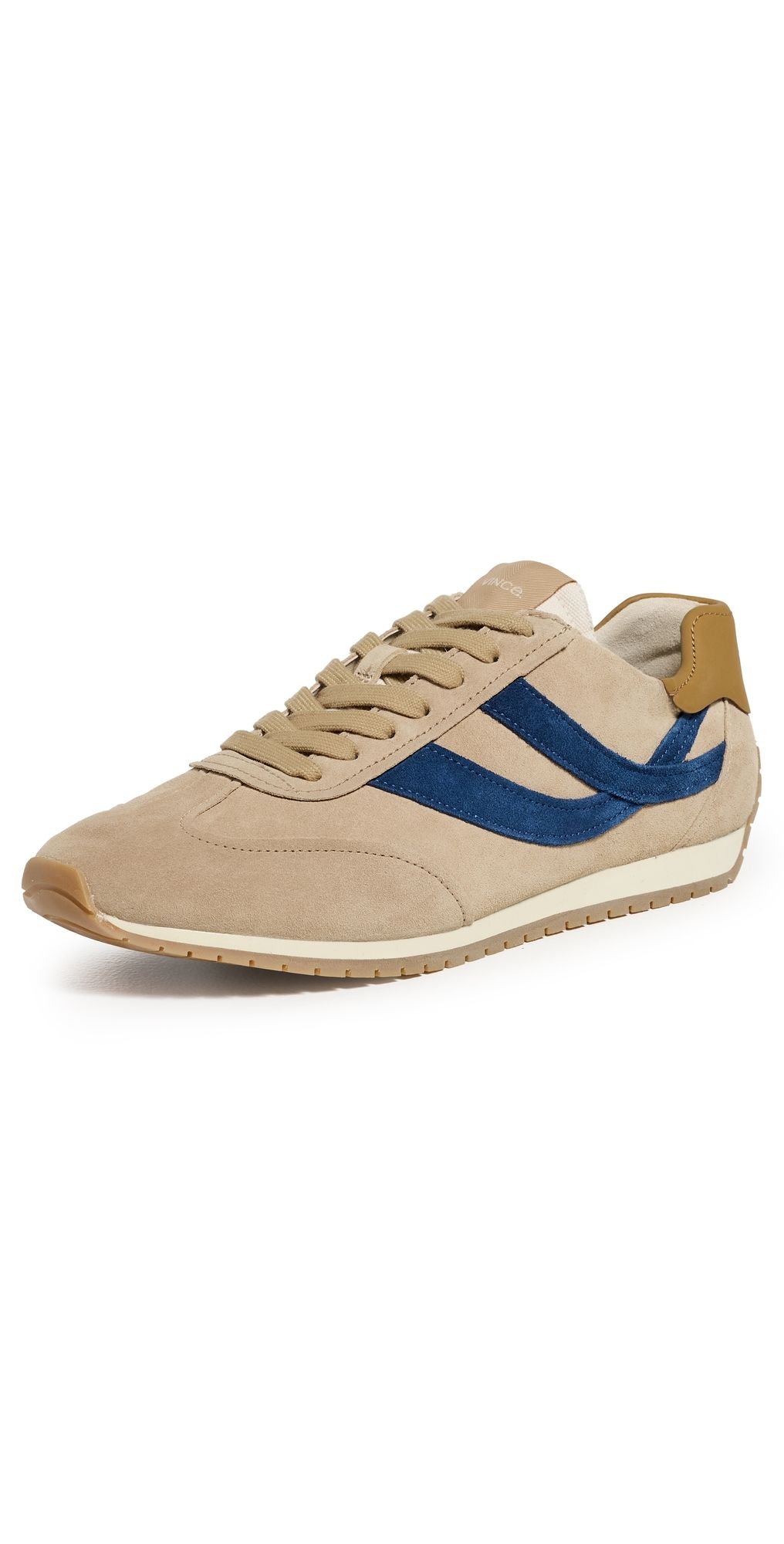 Vince Oasis Runner Sneakers Macademia/Indigo 6.5