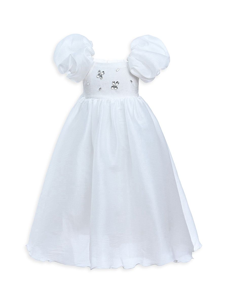 Little Girl's & Girl's Janelle Dress - White - Size 4