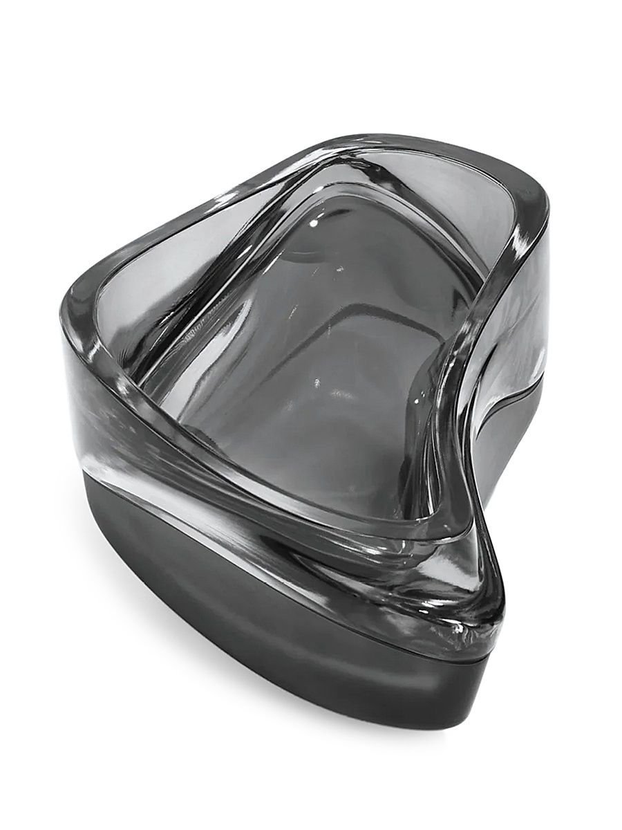 Plex Stackable Crystal Glass Vessel - Rose