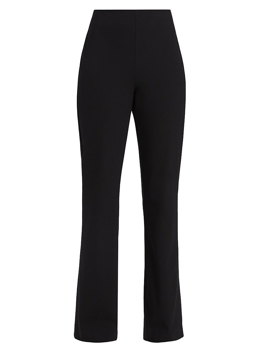 Women's Simone High-Rise Boot-Cut Pants - Black - Size 10