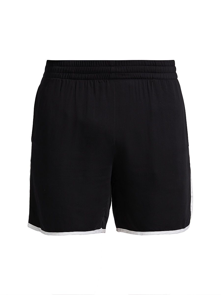 Men's Waiter Elastic Waistband Shorts - Black - Size XL