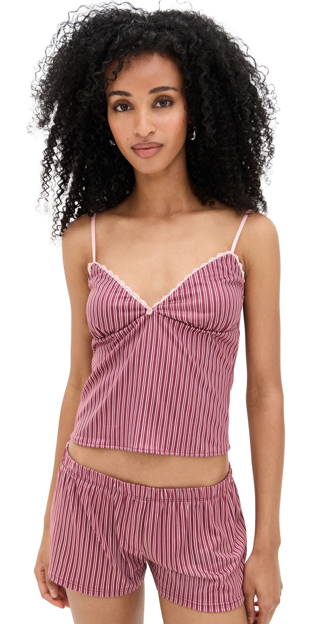 Bella Venice The Gigi Tank Pink Striped S