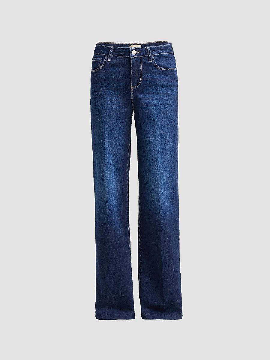 L'AGENCE Women's Scottie High-Rise Wide-Leg Jeans - Robles - Size 23