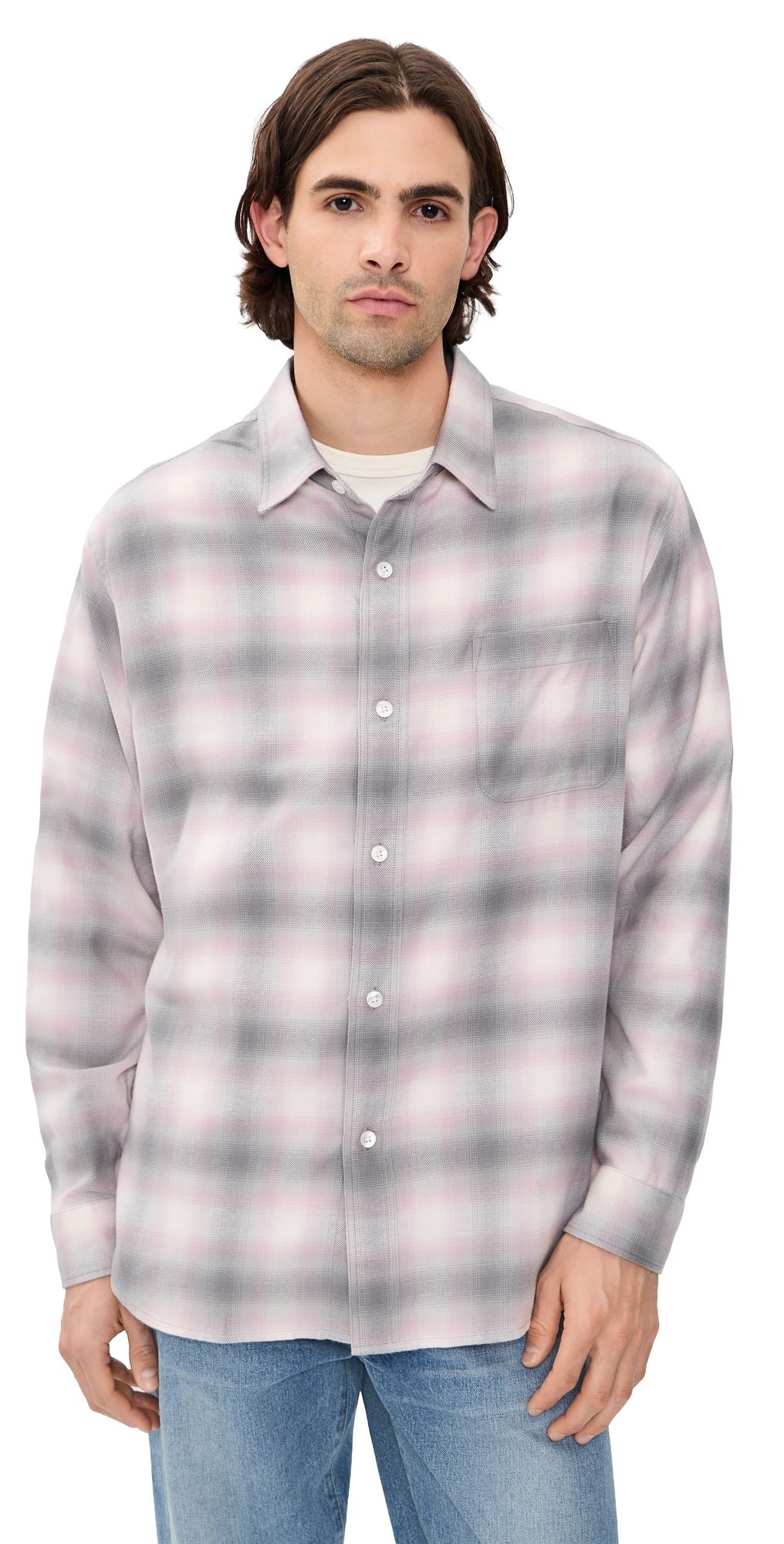 Aaron Levine Shadow Flannel Flamingo XXL