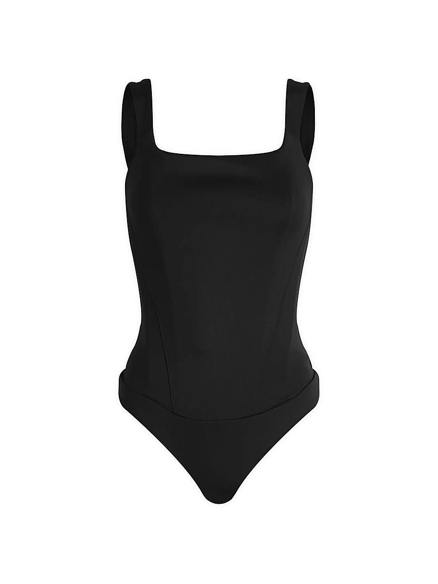 Women's The Sweetheart Sculpting Tank Bodysuit - Black - Size XS