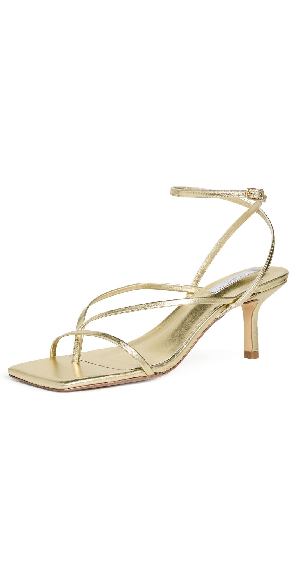 Tony Bianco Avi Heeled Sandals Gold Foil 6.5