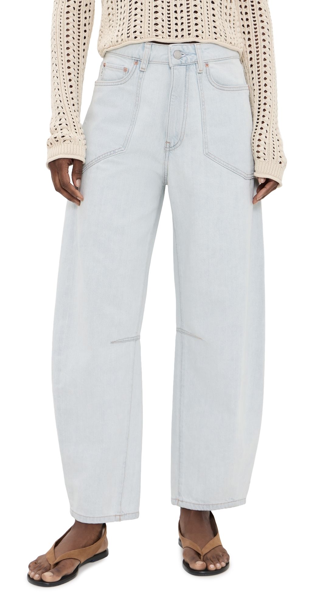 DL1961 Miro High Rise Barrel Jeans Saltstone (Highluxe) 23