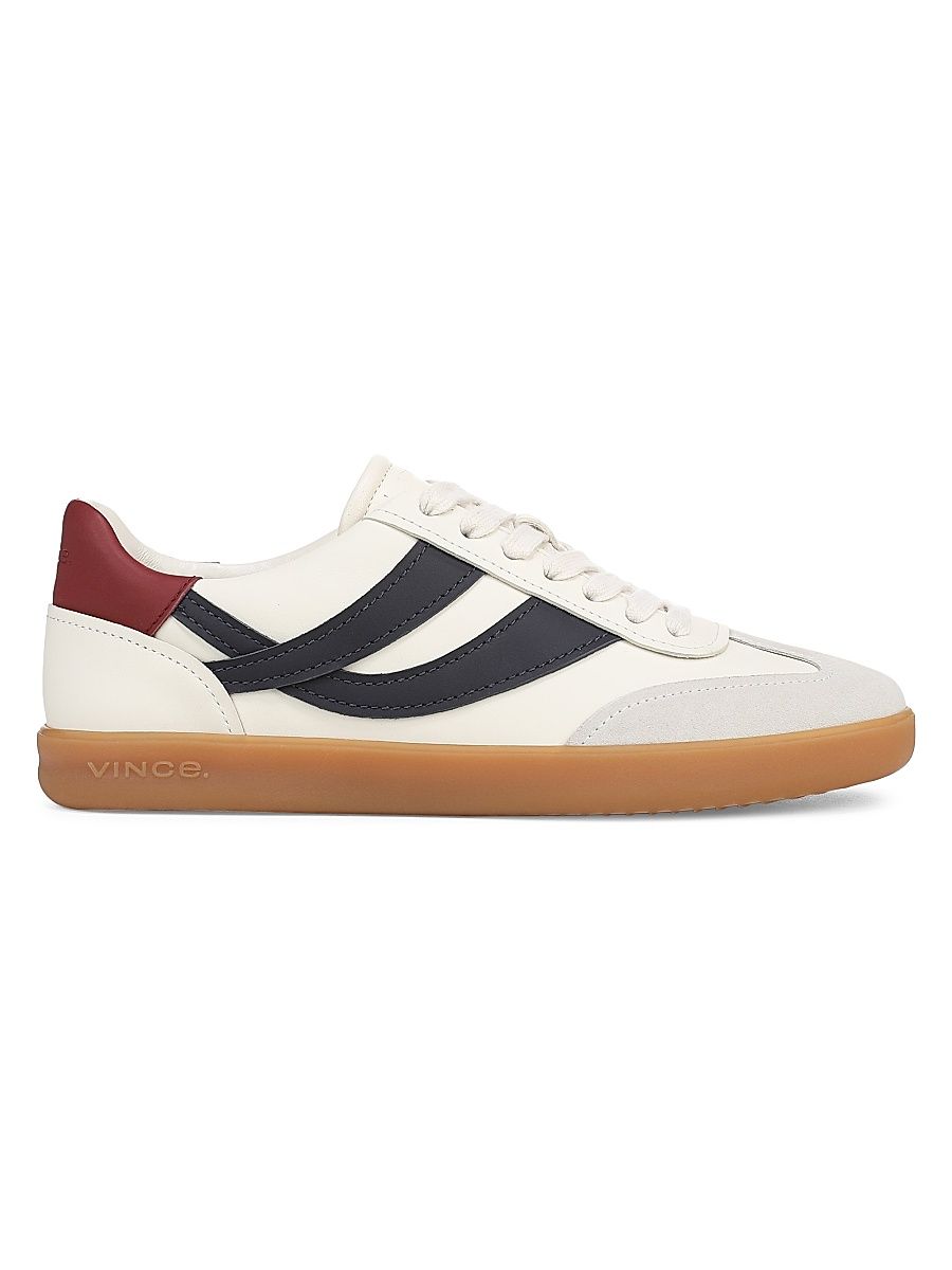 Women's Oasis Leather Lace-Up Sneakers - Cosmic Blue - Size 11