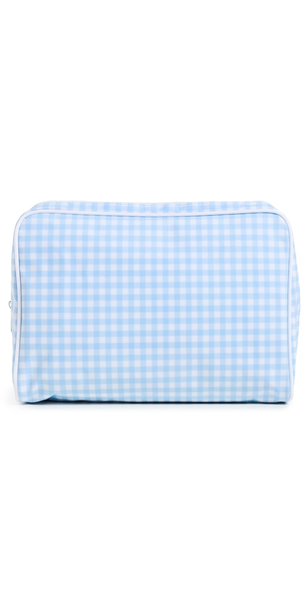 Weezie Large Toiletry Bag Light Blue Gingham One Size