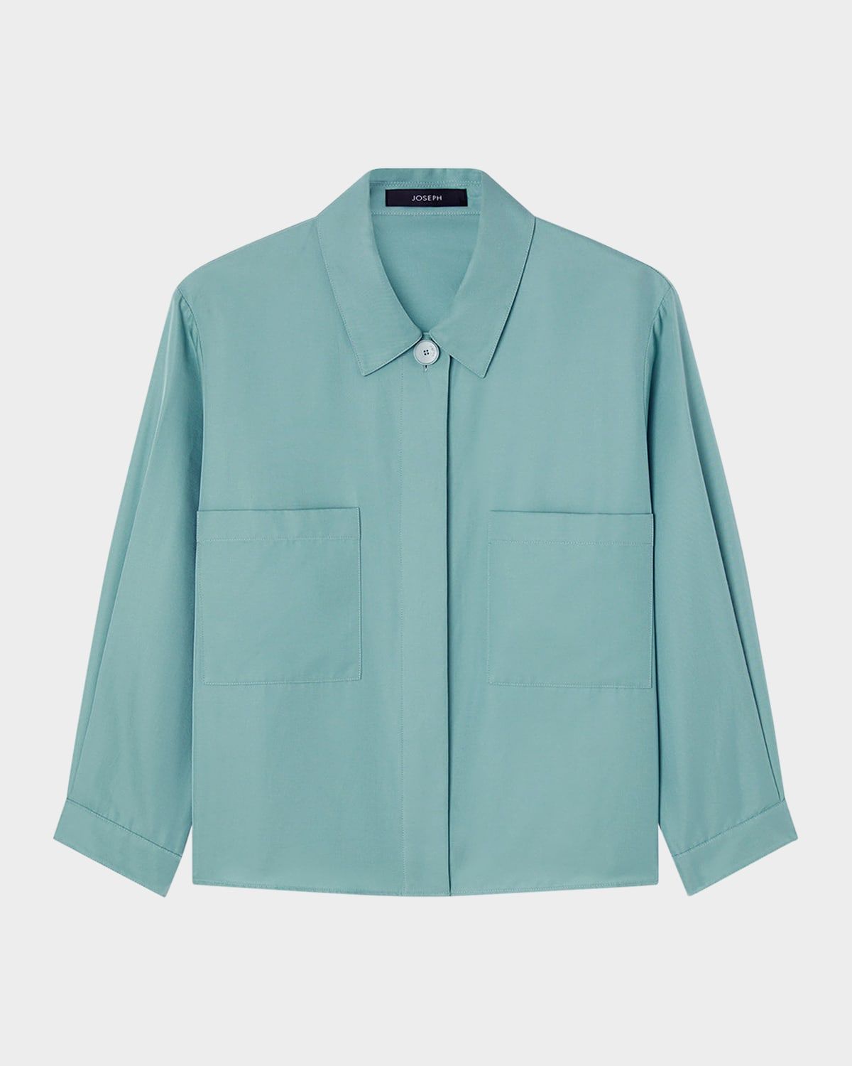 Satie Boxy Silk-Cotton Shirt