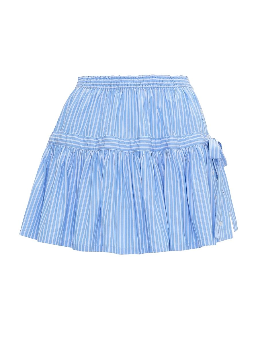 Women's The Chelsea Skirt - Blue Stripe - Size XL
