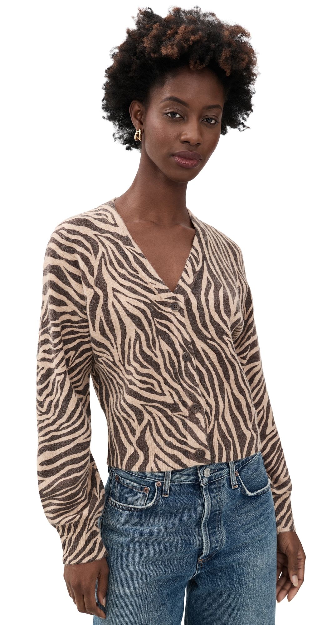 Z Supply All The Wild Cardigan Dark Chocolate XS