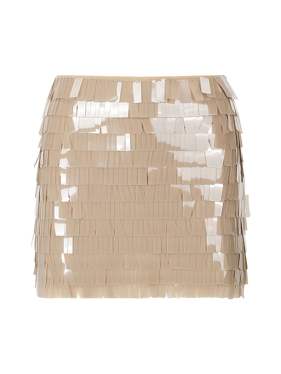 Women's Max Paillette Miniskirt - Riverstone - Size 12