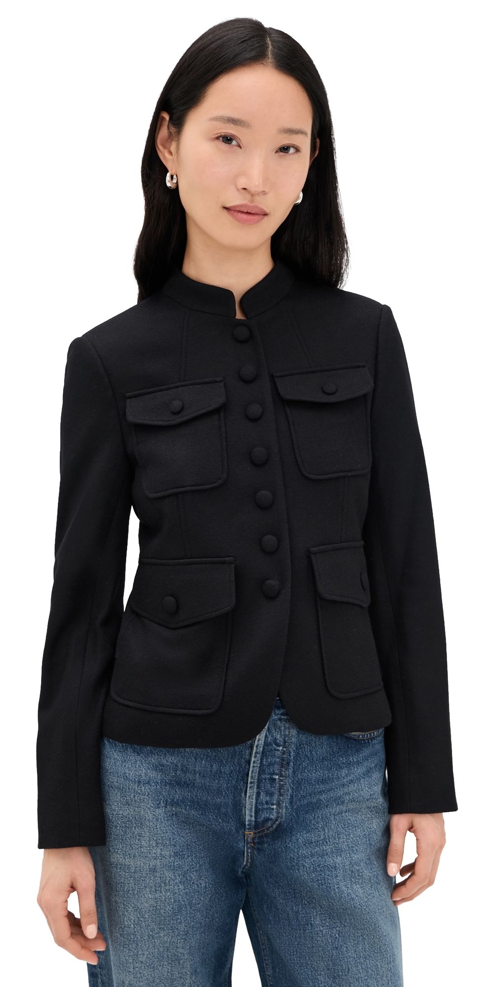 rag & bone Mercer Blazer Black 8