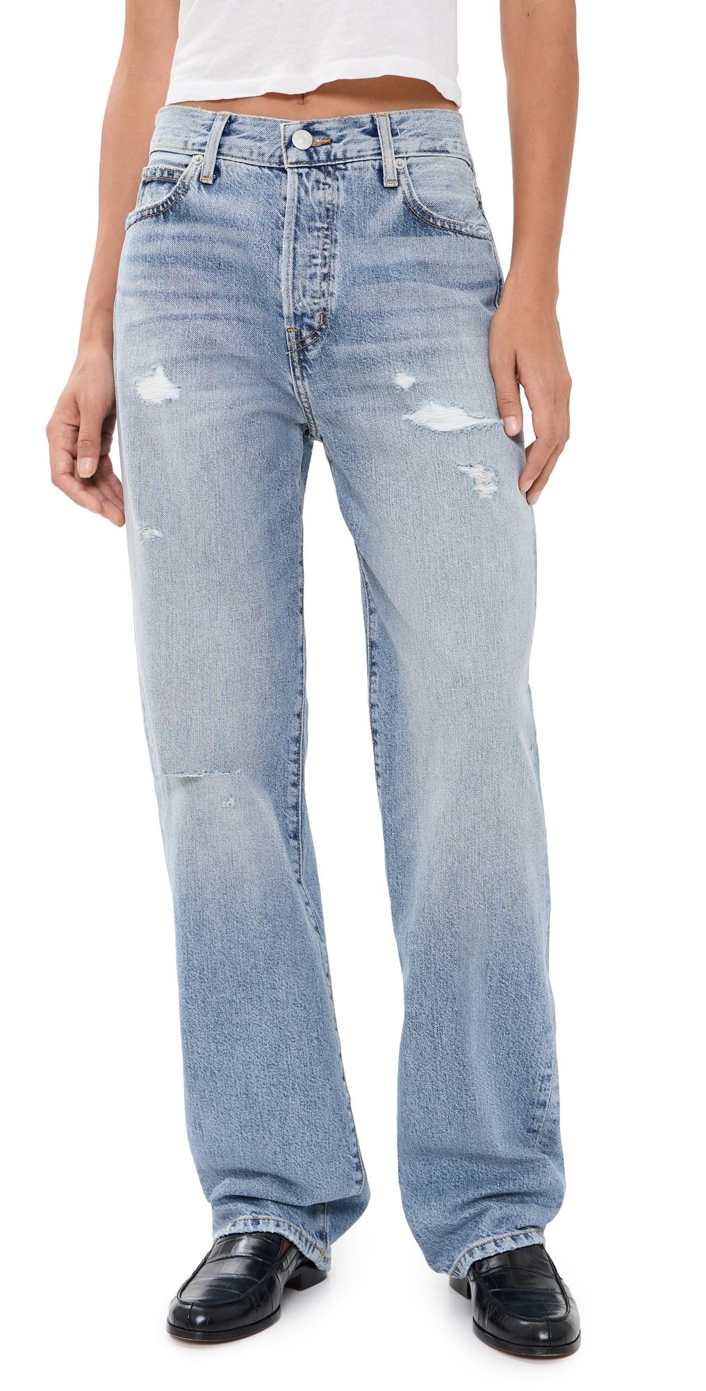Éterne Saint Boyfriend Jeans Light Indigo 31