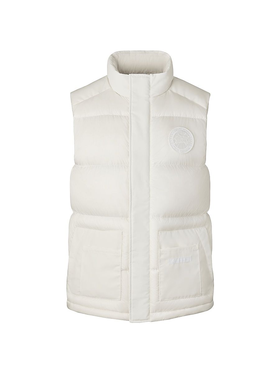 Men's Mixed Media Paradigm Freestyle Down Vest - Northstar White - Size XL