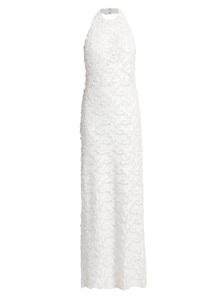 Ramy Brook Women's Giada Paillette-Embellished Column Gown - Ivory Paillette - Size 2
