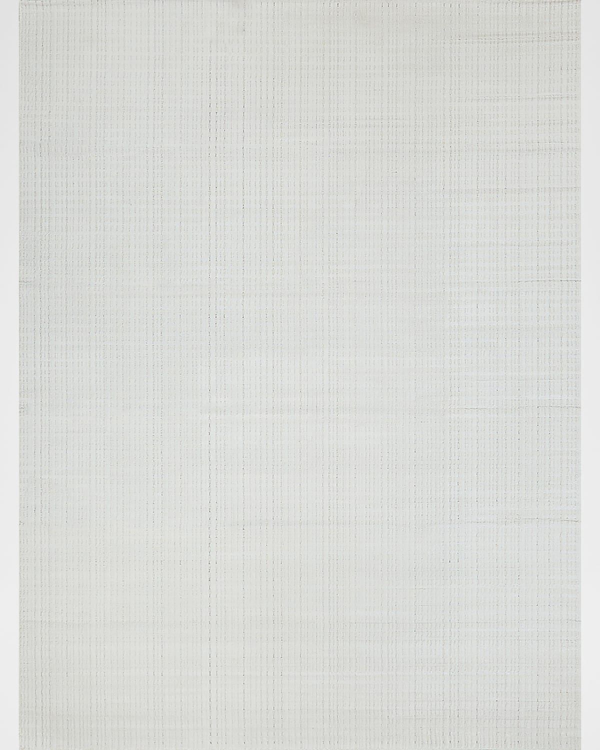 Cabrini Hand-Loomed White Rug